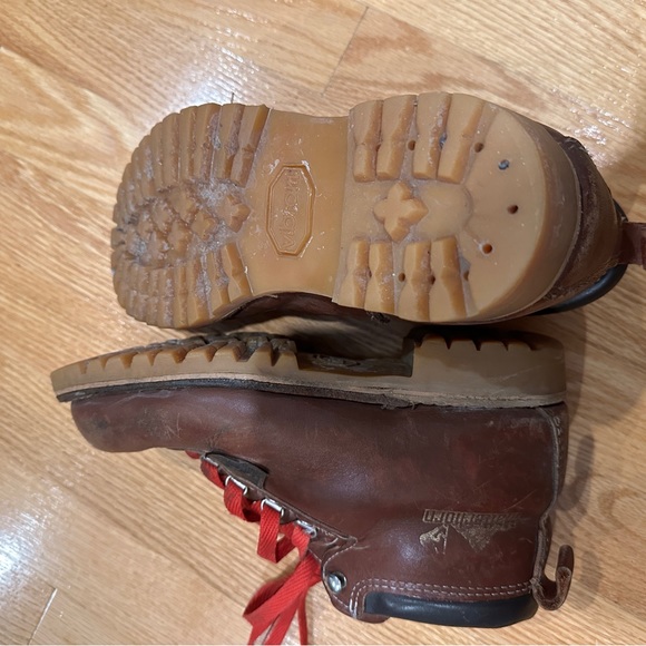 Women’s vintage all leather hiking boots size 6.5 - Picture 4 of 12